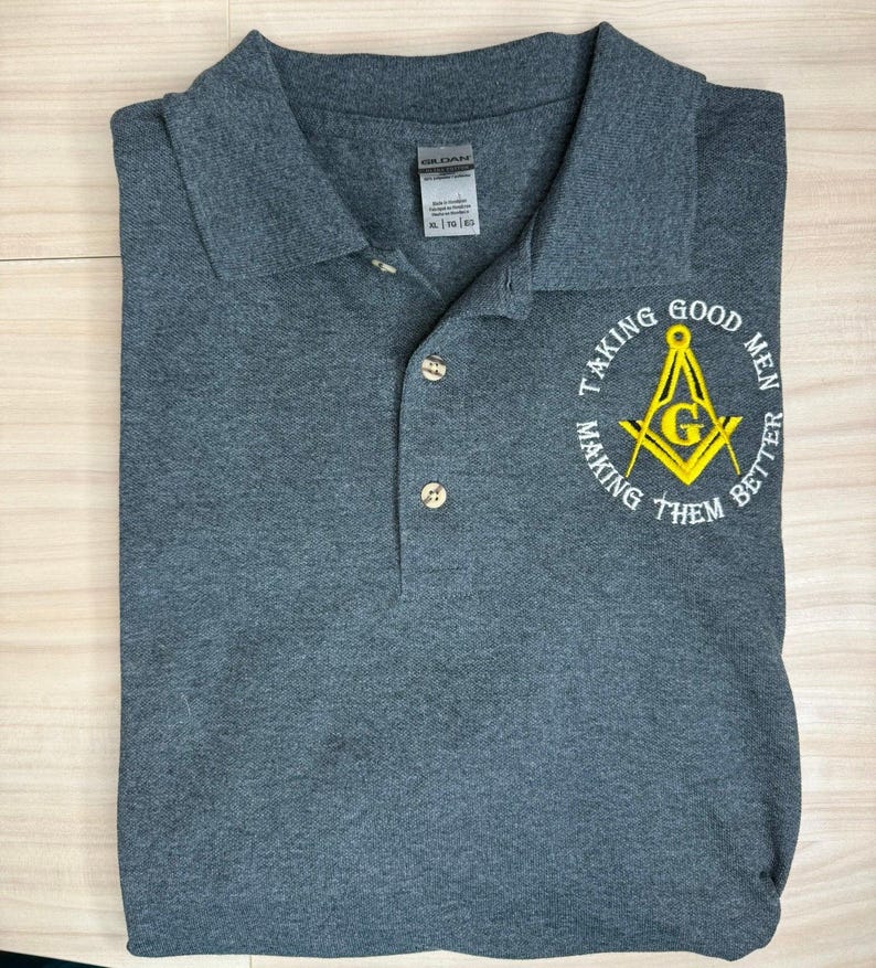 RTG | Masonic Polo Shirt Gildan XL
