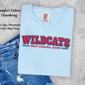 Wildcats Arched Varsity Printed Shirt