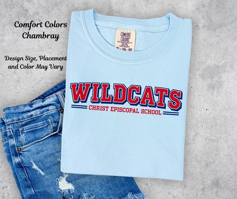 Wildcats Arched Varsity Printed Shirt