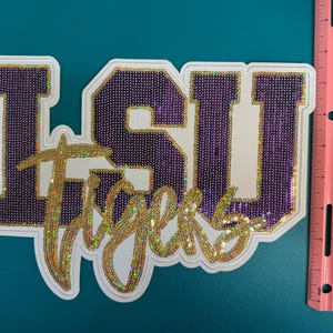 LSU Tigers Sequin Patch