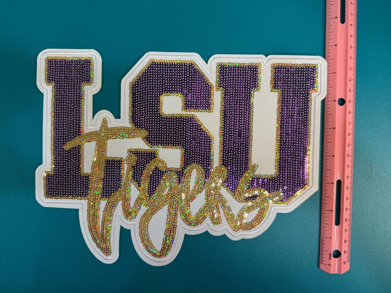 LSU Tigers Sequin Patch
