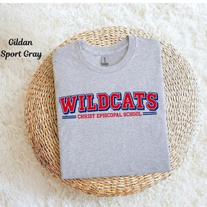 Wildcats Arched Varsity Printed Shirt