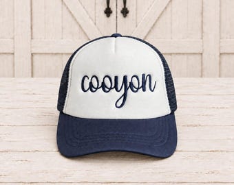 Ready to Ship Cooyon Embroidered Youth Foam Trucker Hat