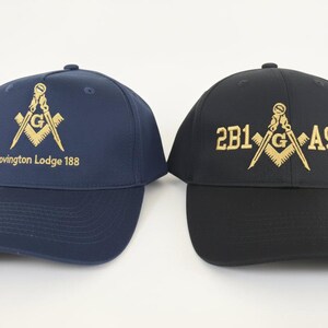 Masonic Hat| Lodge Name & Number