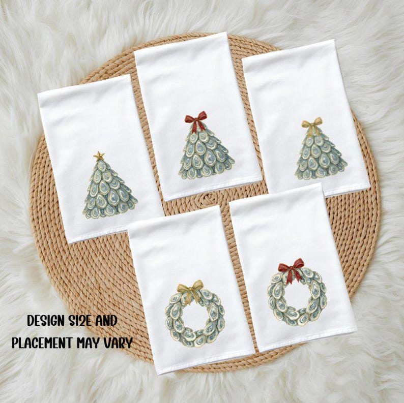 Oyster Christmas Tree and Wreath