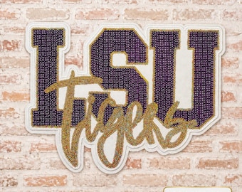 Tigers Sequin Patch
