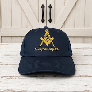 Masonic Hat| Lodge Name & Number