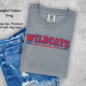 Wildcats Arched Varsity Printed Shirt