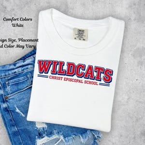 Wildcats Arched Varsity Printed Shirt