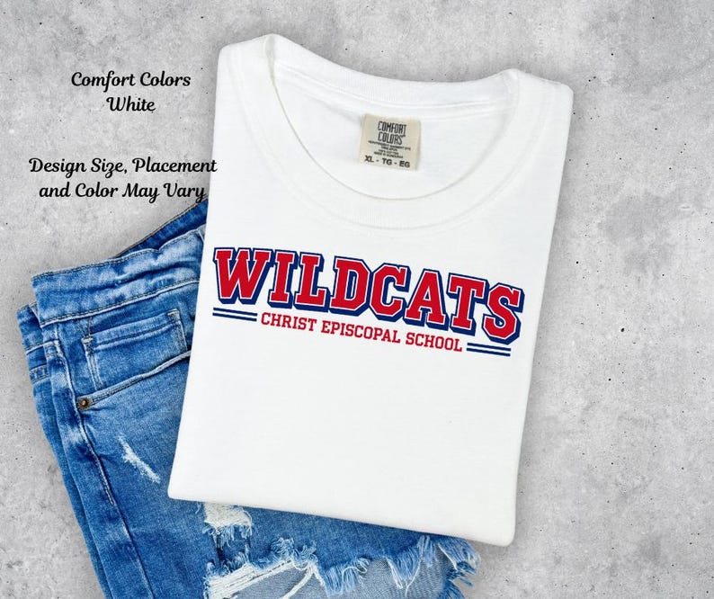 Wildcats Arched Varsity Printed Shirt