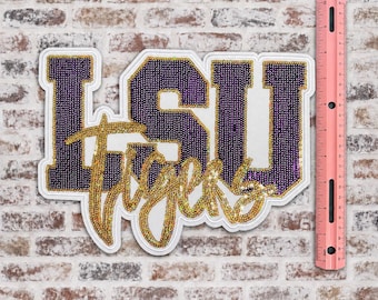 LSU Tigers Sequin Patch