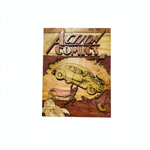 Komiksy akcji, niestandardowy komiks, fajny prezent, przyjaciel prezentu, prezenty świąteczne, powieść graficzna, spersonalizowane, cięte laserowo, grawerowane laserowo