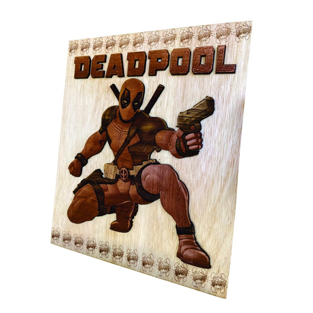 Deadpool Photo Frame Note Deadpool, Custom Comic Covers, Comic Frame, Christmas Gifts, Graphic ...