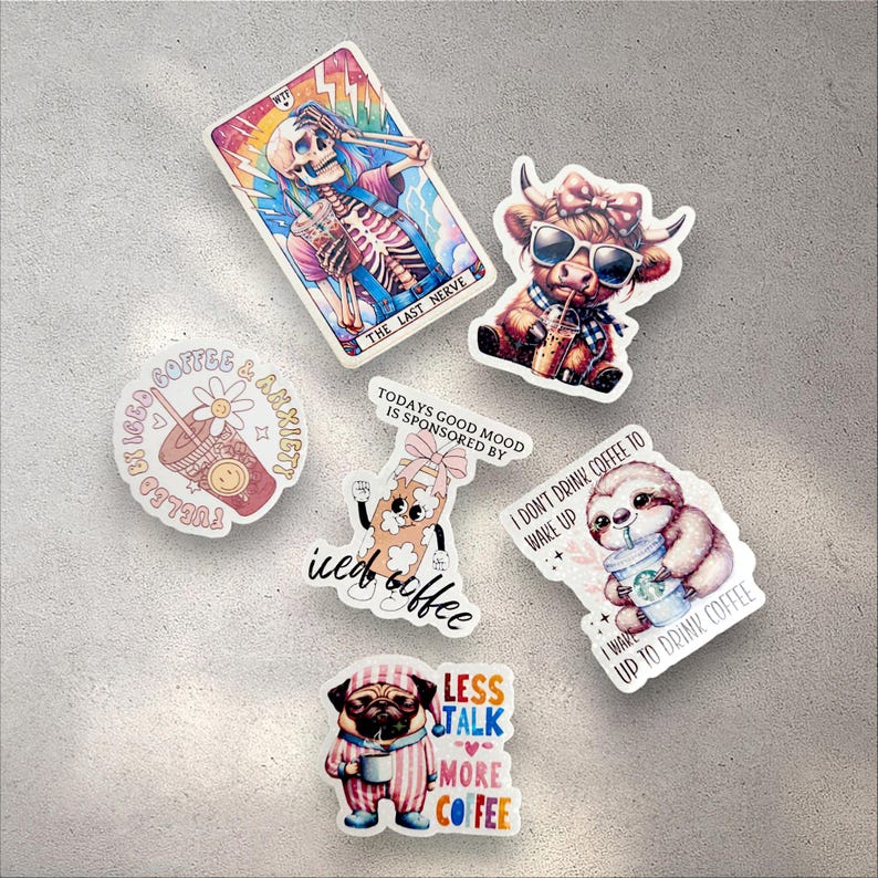 thumbnail image 2 of Water Bottle Stickers Sarcastic Stickers: Funny Decals For Laptops, Water Bottles Cute Stickers 2 of 14