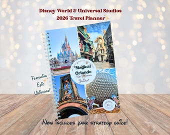 Disney World & Universal Studios 2026 2027 Travel Planner and Guide - Epic Universe Itineraries and Tips