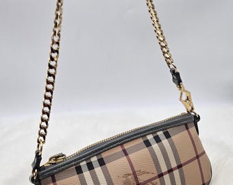 Torebka Burberry Haymarket Check Clara