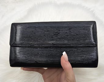 Portfel Louis Vuitton Sarah Black Epi