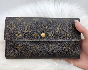 Louis Vuitton Monogram Trifold Długi Portfel