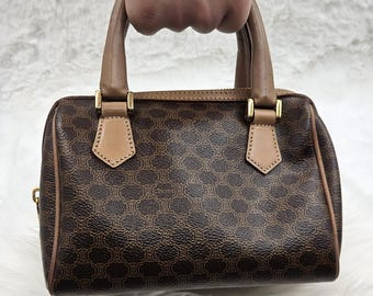 Céline Macadam Mini Boston