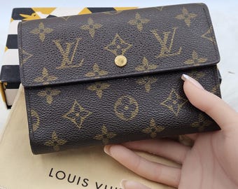 Louis Vuitton Monogram Trifold Portfel na Paszport