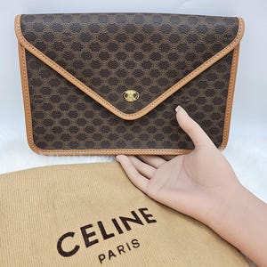 Vintage Celine Macadam Clutch - Etsy