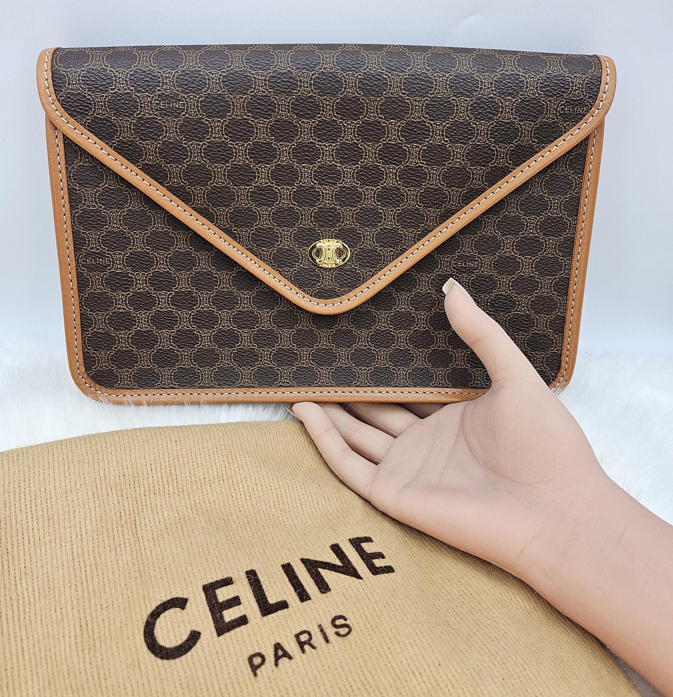 Vintage Celine Macadam Clutch - Etsy