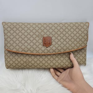 Vintage Celine Macadam Clutch - Etsy