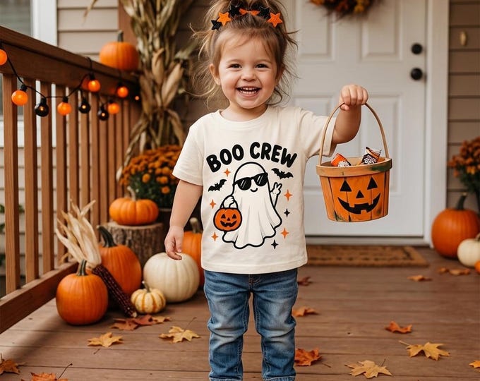 Boo Crew T-Shirt (Kids), all ages available! Get matching family shirts!