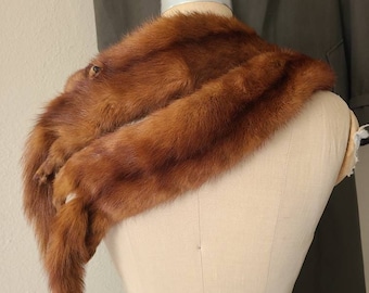 小物 L'appartement Mink Fox Line Stole white mink fur coat hooded arctic marble fox collar | SKANDINAVIK FUR