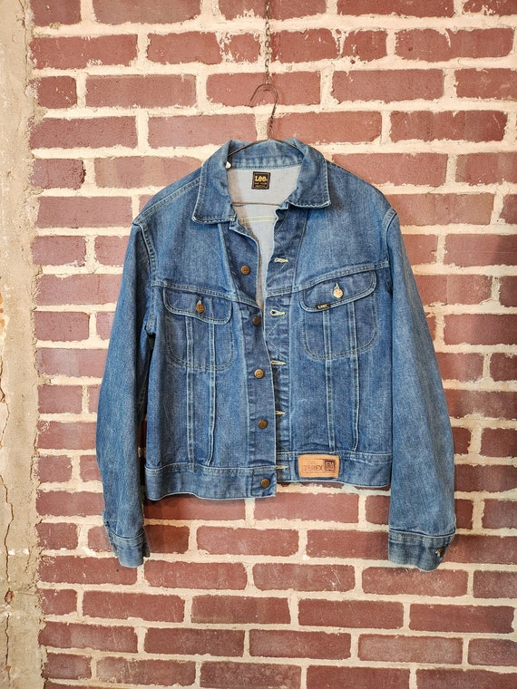 80s LEE Denim Jacket, Jean Jacket, GM, TEREX 42 - Etsy 80s LEE Denim Jacket, Jean Jacket, GM, TEREX 42 - Etsy