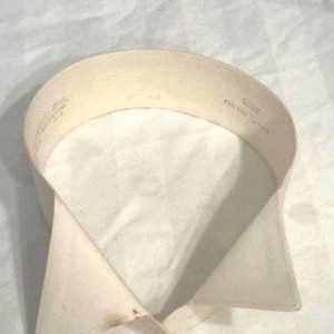Vintage antique mens paper collar 15&quot; HOST