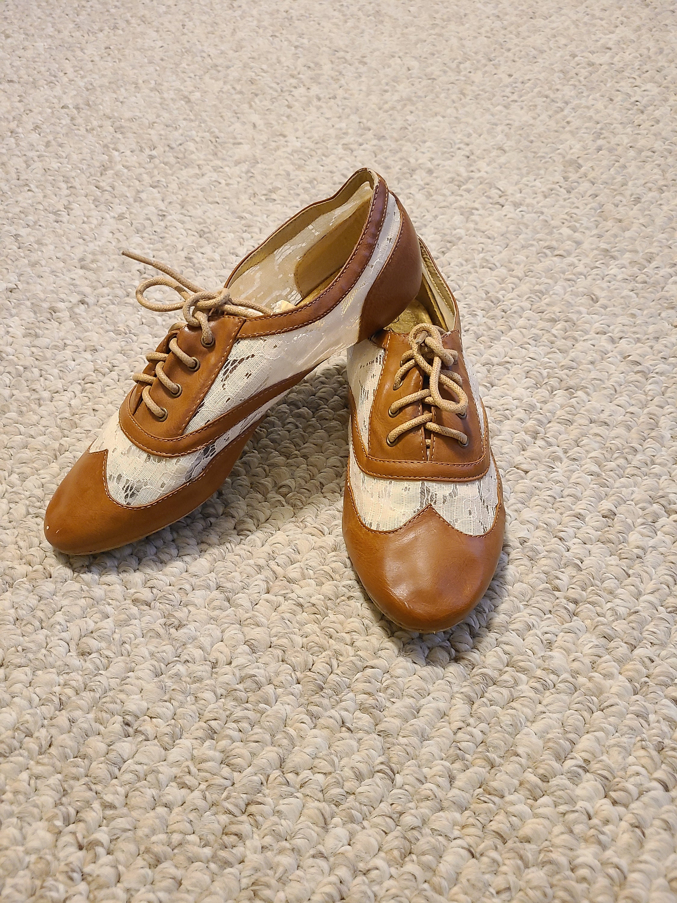 8 80s Shoes, Lace Loafers, Vintage, Ladies Teen Shoes - Etsy