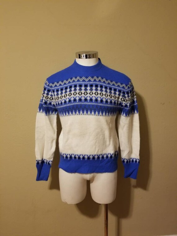 40s ski sweater 42, acrylic