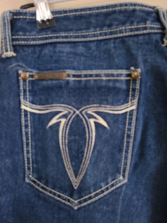 Baronelli designer jeans, 70s 80s jeans, raw hem, lon… - Gem