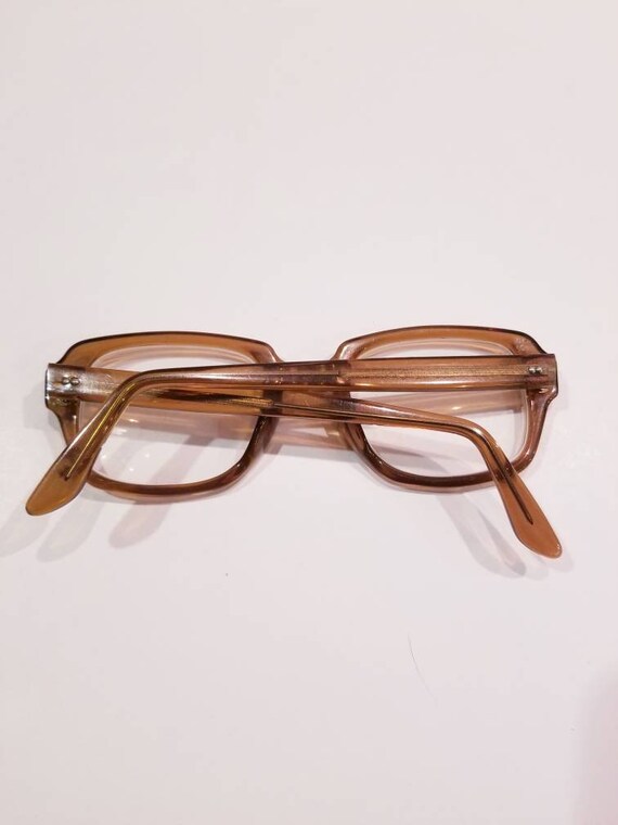 50s-60s glasses, USS brand, brown frame - image 5