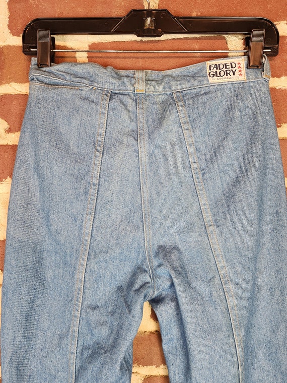 70s deadstock jeans, 5 tall, New, Faded Glory, vi… - image 4