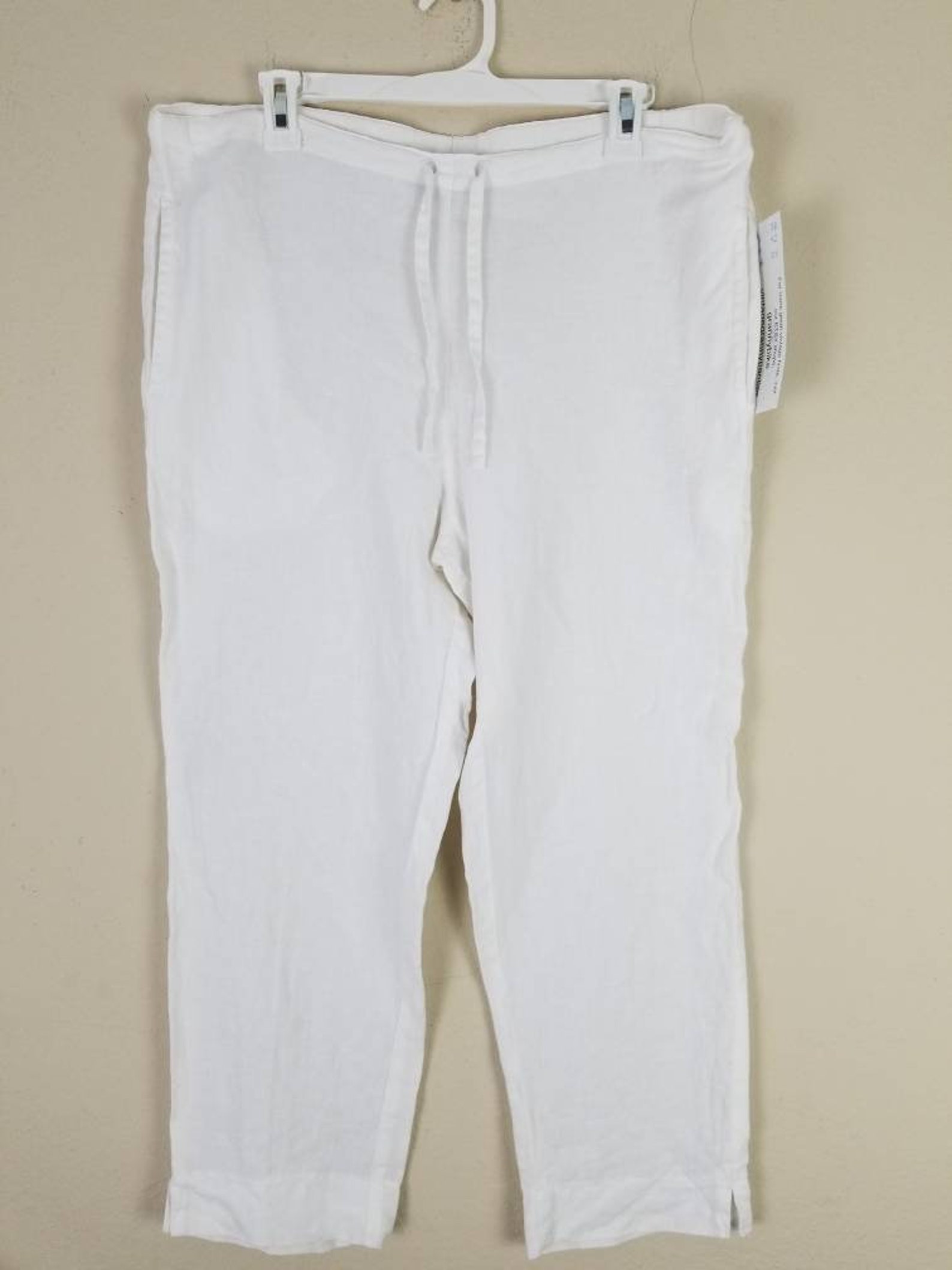 80s JAMS pants linen 38 XS off white | Etsy