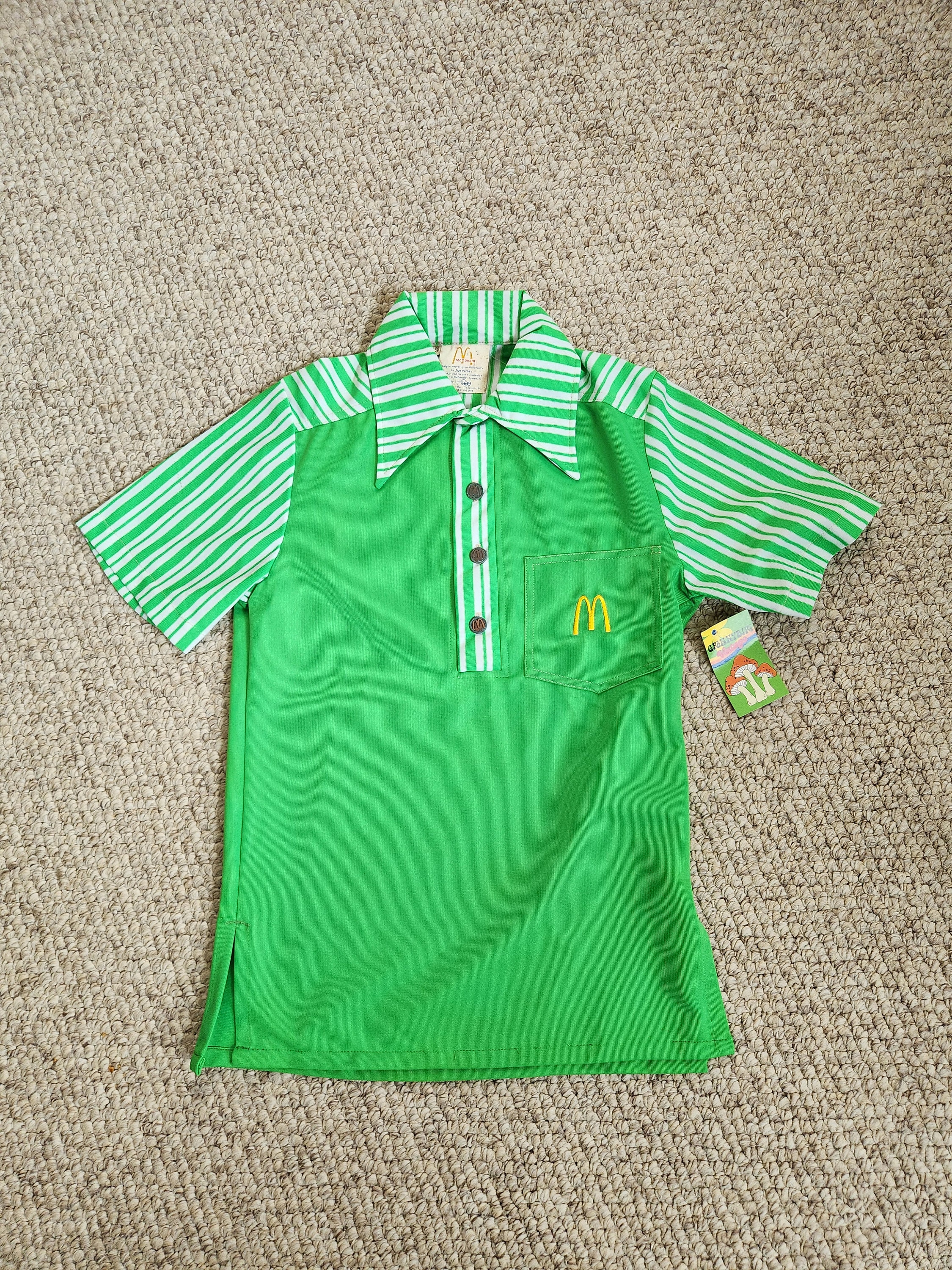 80s McDonald's 1983コピーライト ユニフォーム ポロシャツ 古着 80s