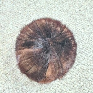 Mink Pillbox Hat 1950s Vintage - Etsy display picture 1
