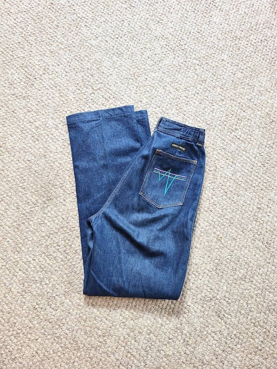 70s 80s jeans, long and lean, Fancy Props, 28x31