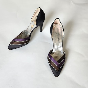 Black Dress With Purple Heels - Etsy