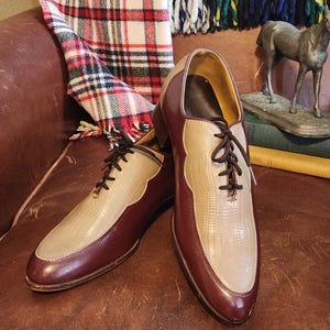 Stuart McGuire Vintage Leather Textured Dress Shoe s-l400.jpg main image 2