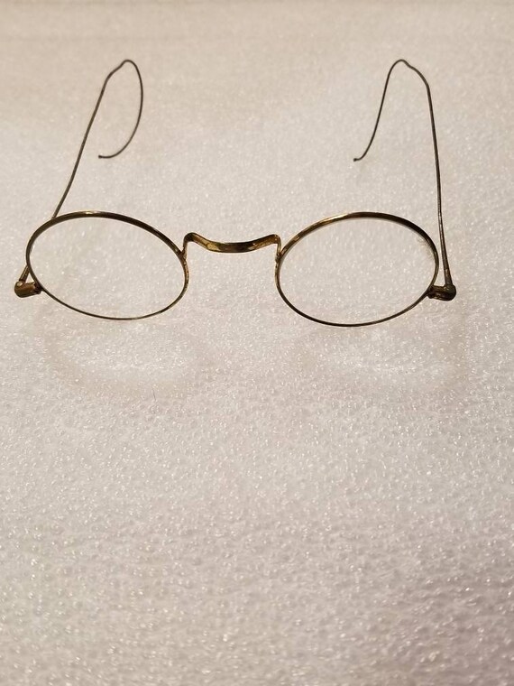 Antique gold rim glasses - Gem