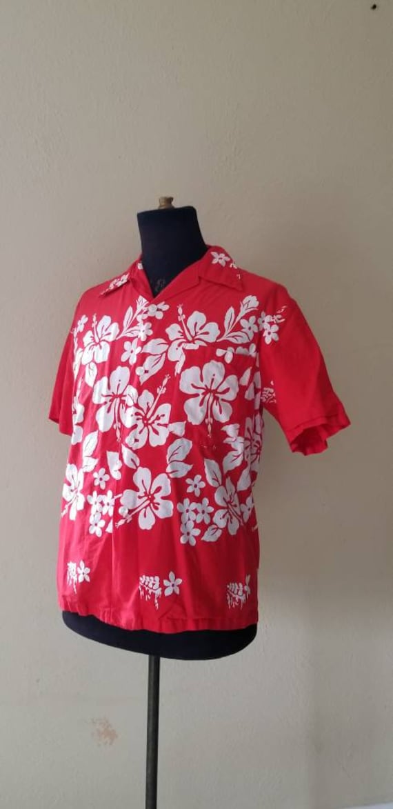 Vintage red hawaiian shirt - Gem