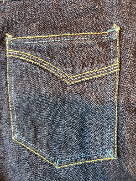 70s deadstock jeans, 5 tall, New, Faded Glory, vi… - image 7