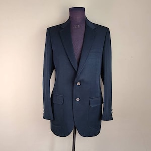 42L 70s leisure coat, black sportcoat JC Penney