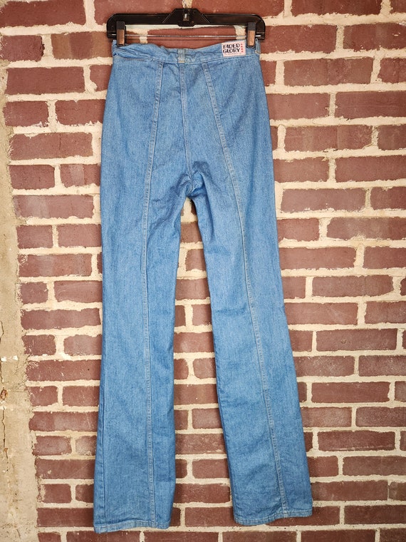 70s deadstock jeans, 5 tall, New, Faded Glory, vi… - image 3