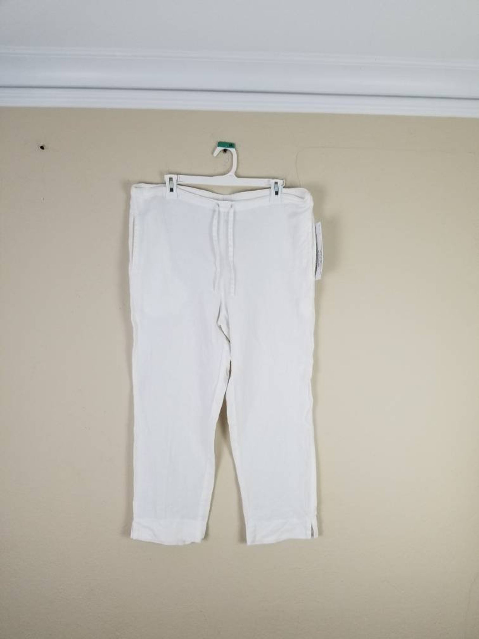 80s JAMS Pants Linen 38 XS off White - Etsy