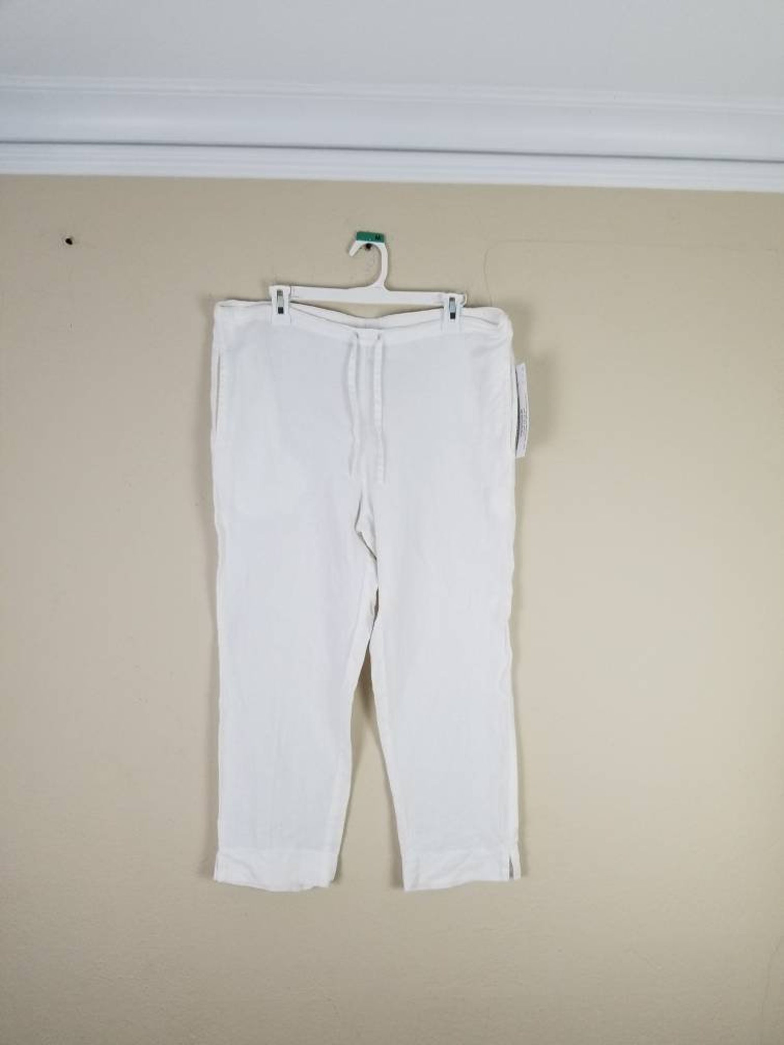 80s JAMS Pants Linen 38 XS off White Etsy