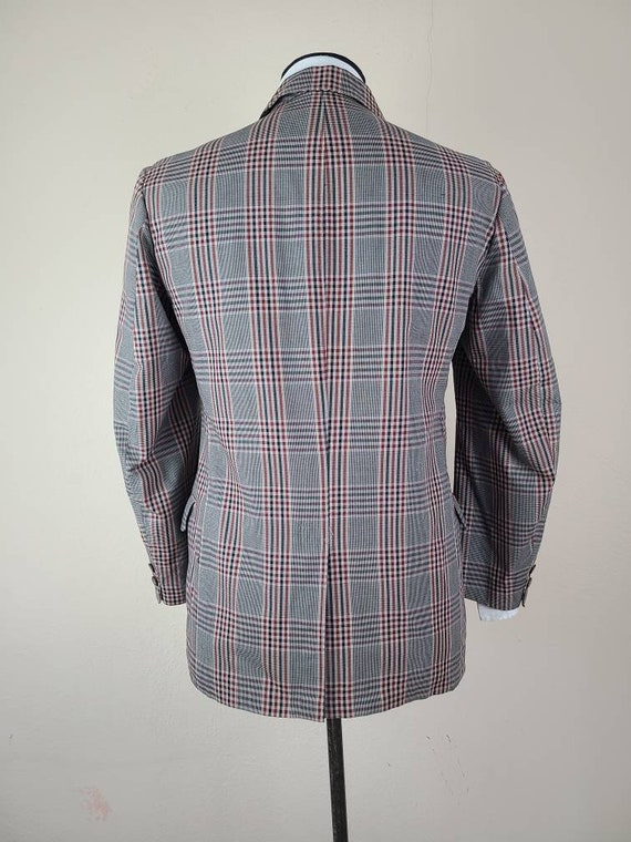 Vintage 38R sportcoat, plaid, 50s blazer  1950s, … - image 2